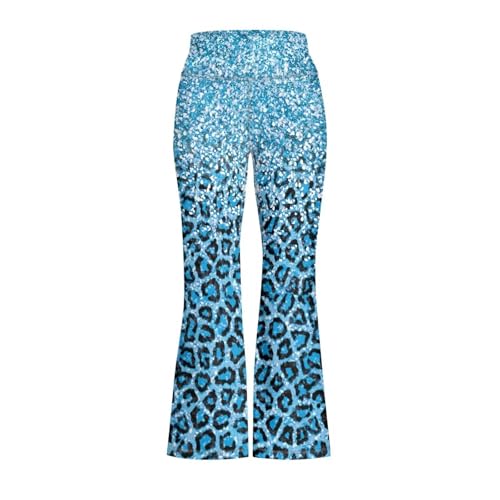 Girls Flare High Waist Dance Leggings Child’s Bell Bottom Yoga Pants Printed Legging Casual Tights for Girl Kid