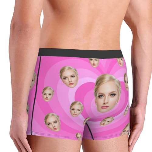 Custom Underwear with Multi Face Photo,Personalized Funny Boxers Briefs for Men, An interesting gift4