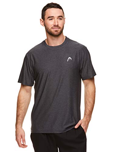T-shirt HEAD Ultra Hypertek col rond pour homme vêtement de sport noir