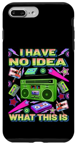 Trajes de estilo retro de los años 80 y 90 para hombres y mujeres de los años 70, 80 y 90 Carcasa para iPhone 7 Plus/8 Plus