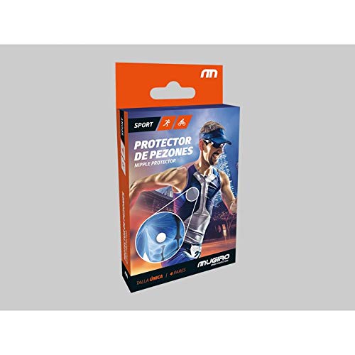 Mugiro Nipple - Protector de pezón (4 pares), gris, talla única