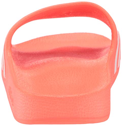 Adidas Women's Adilette Aqua Slides Sandal, Solar Red/White/Solar Red, 8 #TOP2