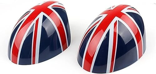 Door Wing Mirror Cover Cap Replacement Compatible with Mini Cooper R56 R55 R57 R58 R60 R61 Car Side Housing Frame C(Normal/E)