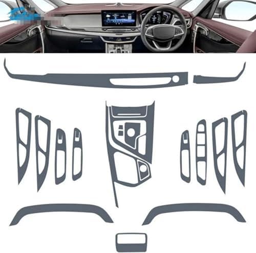 Película protectora de TPU transparente para consola central de Geely Jiaji 2019-2022 3