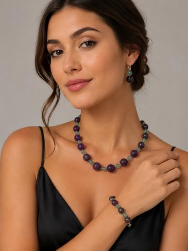 Collar, pendientes y pulsera Antica Murrina Veneciana VP403 en cristal de Murano 2