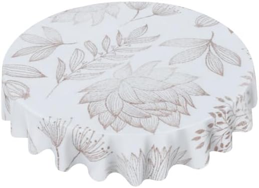 Bidesign Mantel con temática floral, mantel de flores silvestres, mantel impermeable resistente a las arrugas para exteriores, picnic, campamento,