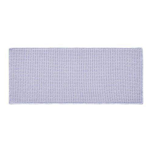 TYUU Waffle Bath Mat, Boho Bathroom Rugs Non Slip Washable Super Absorbent Quick Dry Cute Bath Mat Farmhouse Bathroom Decor, 48''x24'' Lavender Cream by TYUU - Image 9