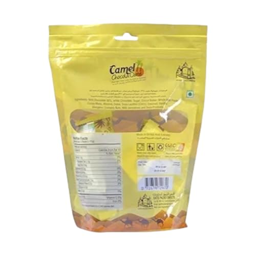 Image of Camel Chocolate Date with Almond & Coconut 400g, Premium Dates Filled with Almonds Coated in Milk Chocolate & Coconut Flakes, Middle Eastern Sweet Snack, Luxury Dates Gift Pack, Imported