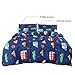 MAG 3Pcs Car Cute Zipper Beddy Duvet Cover Set,Transportation Vehicle Kawaii Bedding Full Size,Soft Microfiber, for Kids, Teens,Toddlers and Boys, No Comforter Inside