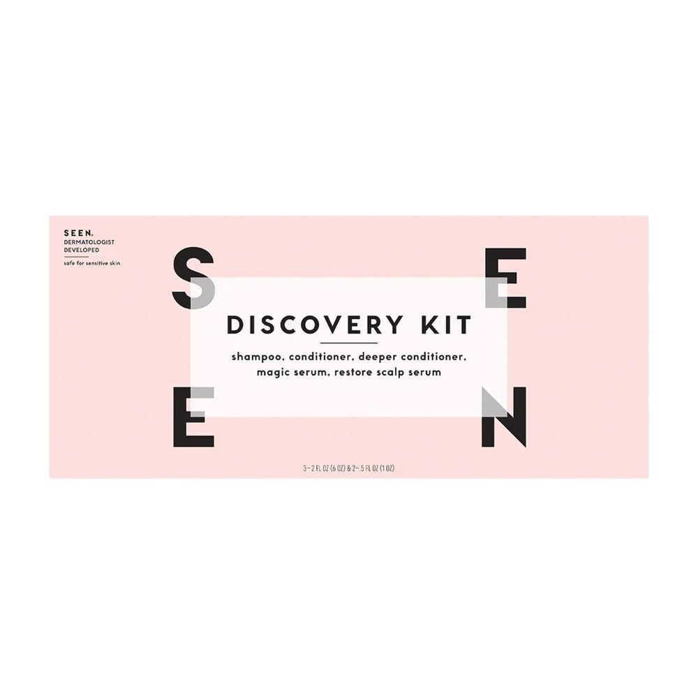 SEEN Discovery Kit - Scented- Non-Comedogenic Hair Set- Dermatologist-Developed - Safe for Sensitive & Acne Prone Skin - Image 2