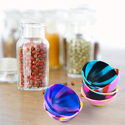 Coopay 22 Pieces Mini Silicone Pinch Bowls Multicolor Heat Resistant Snack Bowls Prep And Serve Bowls, Unbreakable, Flexible, 1.75 Oz #TOP5