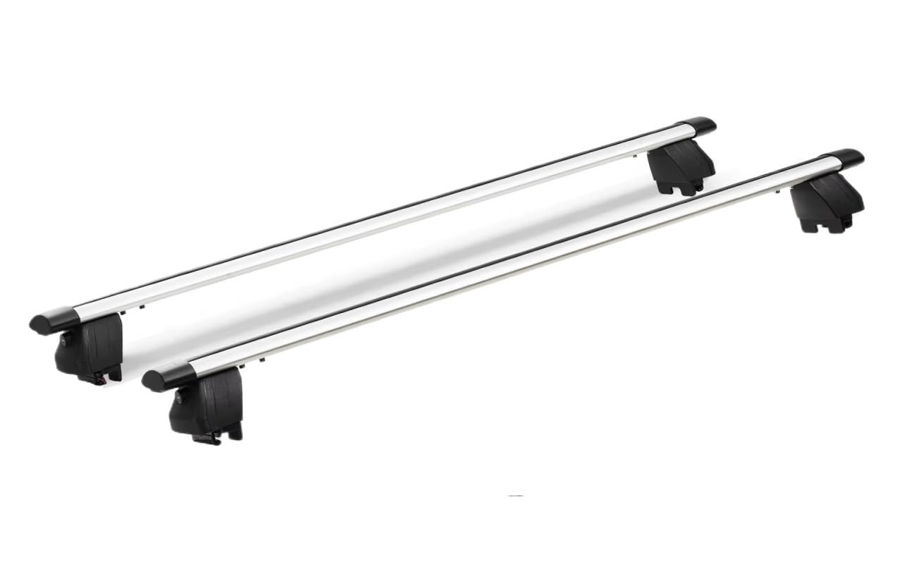 Barras transversales techo coche portaequipajes universal riel empotrado 8