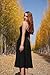 Memoriesea Women's Elegant Square Neck Swing A Line Wedding Evening Party Midi Dress Black