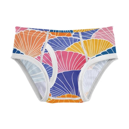 KLL Hand Drawn Cute Japanese Fans Toddler Boys Cotton Briefs Breathable Children Undies