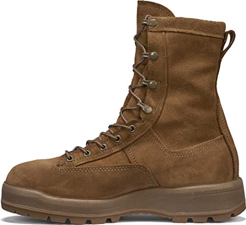 Belleville Men’s C775 ST 600g Steel Toe Insulated Waterproof Military Boots - Waterproof Army Boot AR 670-1 - Slip Resistant Traction Outsole - Berry Compliant - Coyote3