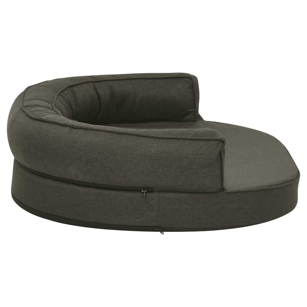 Cama para perros 75 x 53 cm gris oscuro