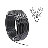 Zhxu Shuo 12 Gauge Aluminum Craft Wire, 2Mm×30Yards Bendable Metal Craft Wire For Bonsai Plant Stand, Doll Skeletons, Wire Sculpture, Jewelry Making And Home Decorations (Black)