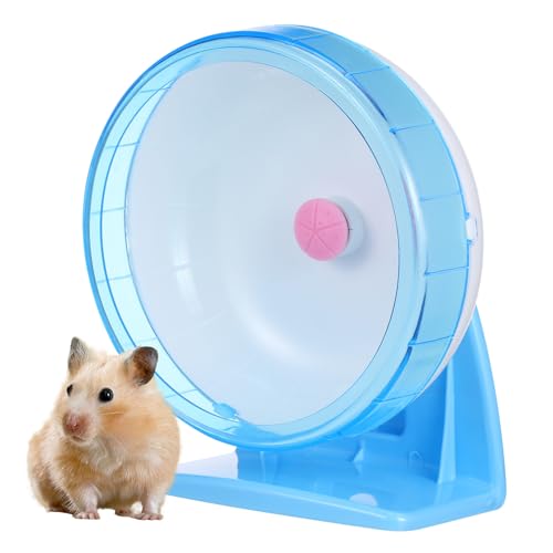 HANABASS Wheel Exercise Ball Silent Running Wheel for Small Pets Sturdy Stand 16cm Diameter No Noise Easy Set up
