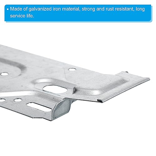 PATIKIL Klimaanlage Wandmontage Bracket 2 Paar Innen Inneneinheit Universal Hängende Platte Haken Stütze Halterung Brett Teil Zubehör für HVAC