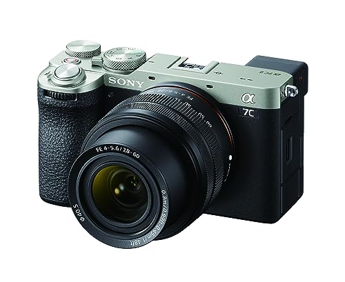 Image of Sony Alpha 7C II Full-Frame Camera with 28-60mm Lens (Silver) Bundle with Pixel Advanced Accessories | Sony a7C II Lens Kit