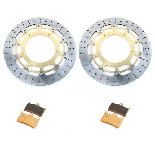 Disques de frein et plaquettes or pour Yamaha YZF R6 2017-2021