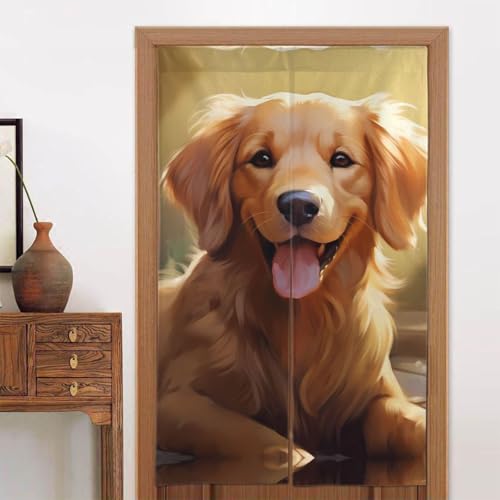 Cortinas opacas infantiles para oscurecer dormitorio de 142 x 86 cm con estampado de perro 5