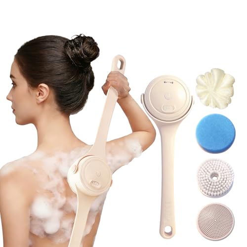 Brosse dos douche long manche pour appliquer sa lotion et laver les zones inaccessibles