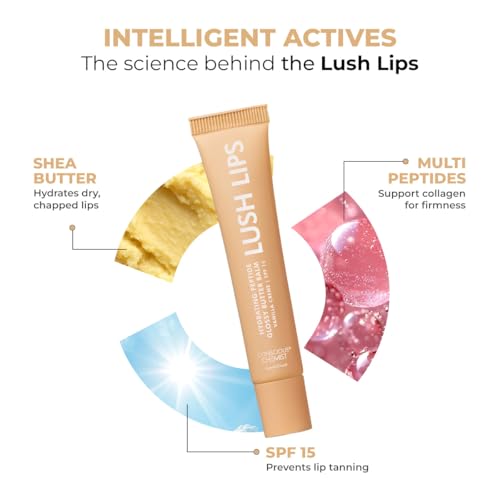 Image of Conscious Chemist Peptide Lip Balm SPF15 - Vanilla Creme | 24 hr Hydration & Moisturizing Lip Balm for Dark & Pigmented Lips | Sun Protection | Soothes Dry Lips & Repair Moisture Barrier - 15g