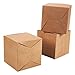 Juvale Premium Kraft Gift Boxes 50 Pack 3 x 3 x 3 inches Brown Paper Gift Boxes with Lids for Gifts, Cupcake Boxes and Crafting, Easy Assemble Boxes