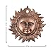 Metal Wall Decor - Sun Idol Vastu Items for Home for Good Luck Decorative Hanging for Living Room Bedroom Feng Shui Decor - Copper - 8 Inches