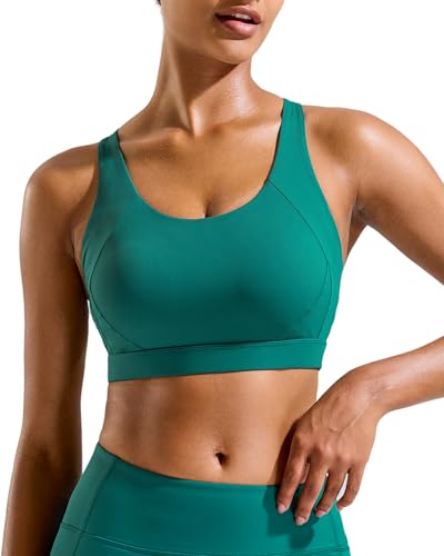 Image of RUNNING GIRL Sports Bra for Women High Support,Molded Cup Strappy Running Sports Bras with Sewn in Pads