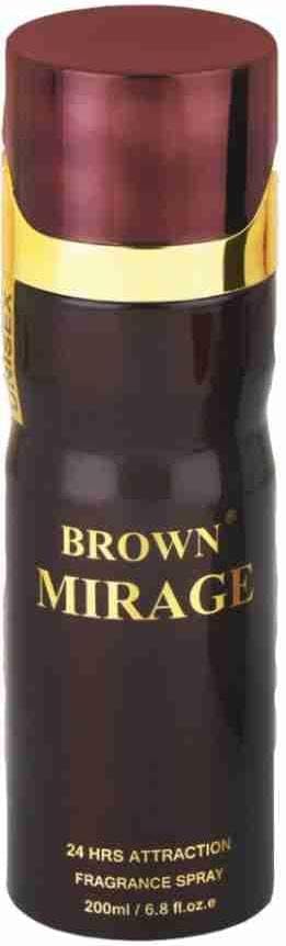 RAMCO Brown Mirage Deodorant Body Spray 200ML | Deodorant Spray - For Men & Women | Long Lasting Skin Friendly Deo Spray for Everyday use