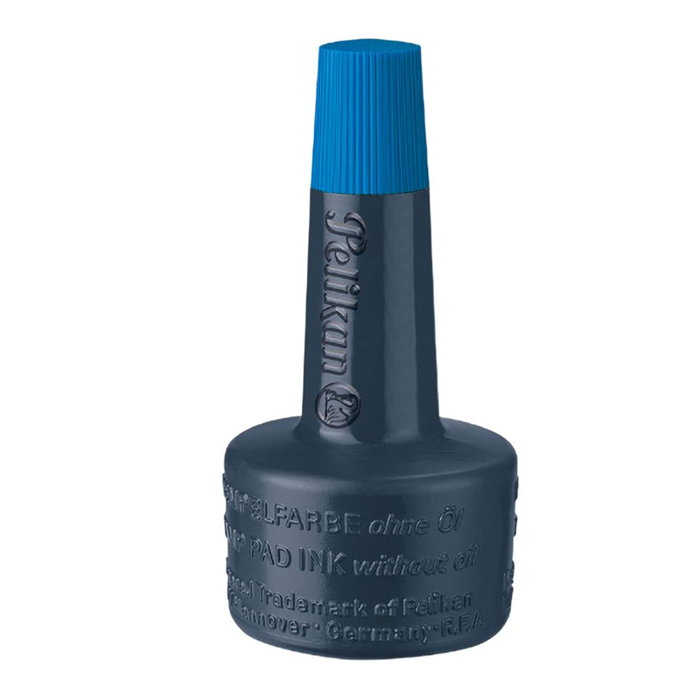 Pelikan flacon link do stempli 28 ml niebieski | 10 sztuk