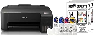 Ink Experts Dye Sublimation A4 Printer Bundle - Compatible with Epson ET1810 inc. Printer and Inktec Sublinova Inks