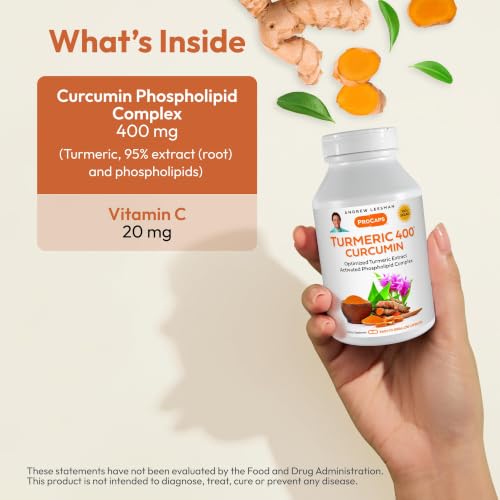 Image of ANDREW LESSMAN Turmeric 400 mg 60 Capsules