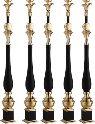 Rambarde d'escalier robuste avec connecteurs pivotants orientables pour pente