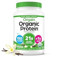 Orgain Organic Protein Plant-Based Powder Vanilla Bean