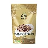 Pistachos Pelados non Tostados Orgánicos - 200g. Pistachos sin Sal. Pistacho Italiano de Sicilia. Fuente de Ácidos Grasos Fibras Vitamina E B1 B6 y Antioxidantes.