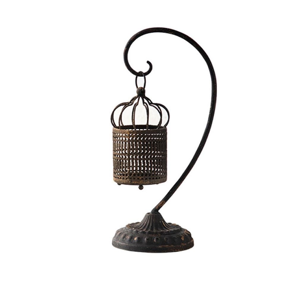 Candle Holder Iron Candle Holders, Dining Table, High Centerpiece Farmhouse Fireplace Decorate Candlestick(1)