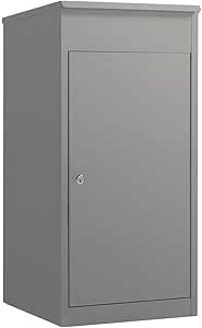 Fortia Freestanding Parcel Post Box Letterbox, Woodland Grey : Amazon ...