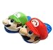 Super Mario (Mario & Luigi) Kids Slipper Set One Size Fits All up to 9"