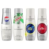 SodaStream Pepsi, MTN Dew, Energy & Dr. Pete Variety Pack, Diet, 440ml pack of 4