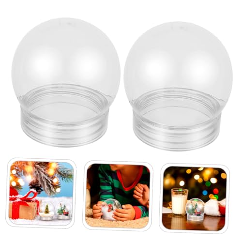 Bolas de cristal rellenables DECHOUS cúpulas de plástico transparente para bodas 8