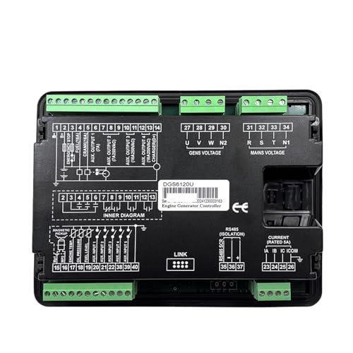 Module de contrôleur de générateur AMF programmable pour gestion automatisée d'arrêt 6110U - 3