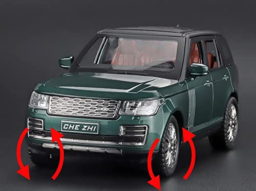 Image of DEOXY Exclusive Diecast Metal 1:24 Land Rover Pull Back Car Toy Car With Openable Doors & Light,Music Boys Gifts Toys For Kids,Black