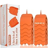 Bechandy 12 Pack Drywall Outlet Marker - No Measuring Needed Marking Tool for Electrical Box Locator, Hard ABS Plastic Cutout for Installation, Wire Protection
