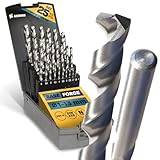 Spiralbohrer Set Base Force Ø1-13 mm (25 tlg.) - HSS-G DIN 338 für Stahl, Baustahl, Alu, Buntmetalle AMBOSS WERKZEUGE® Bohrer Bleche, Profile - Sechskant f. Bohrmaschine, Akkubohrer, Standbohrmaschine