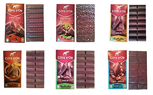 Cote d'Or Belgian Chocolate Bars Variety Pack