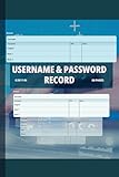 Username & Password Record Book: Secure Login Organizer with PIN, Reset, & Notes: Track & Secure Your Login Details, Password Resets, and PINs | 6x9 Inches, 86 Pages
