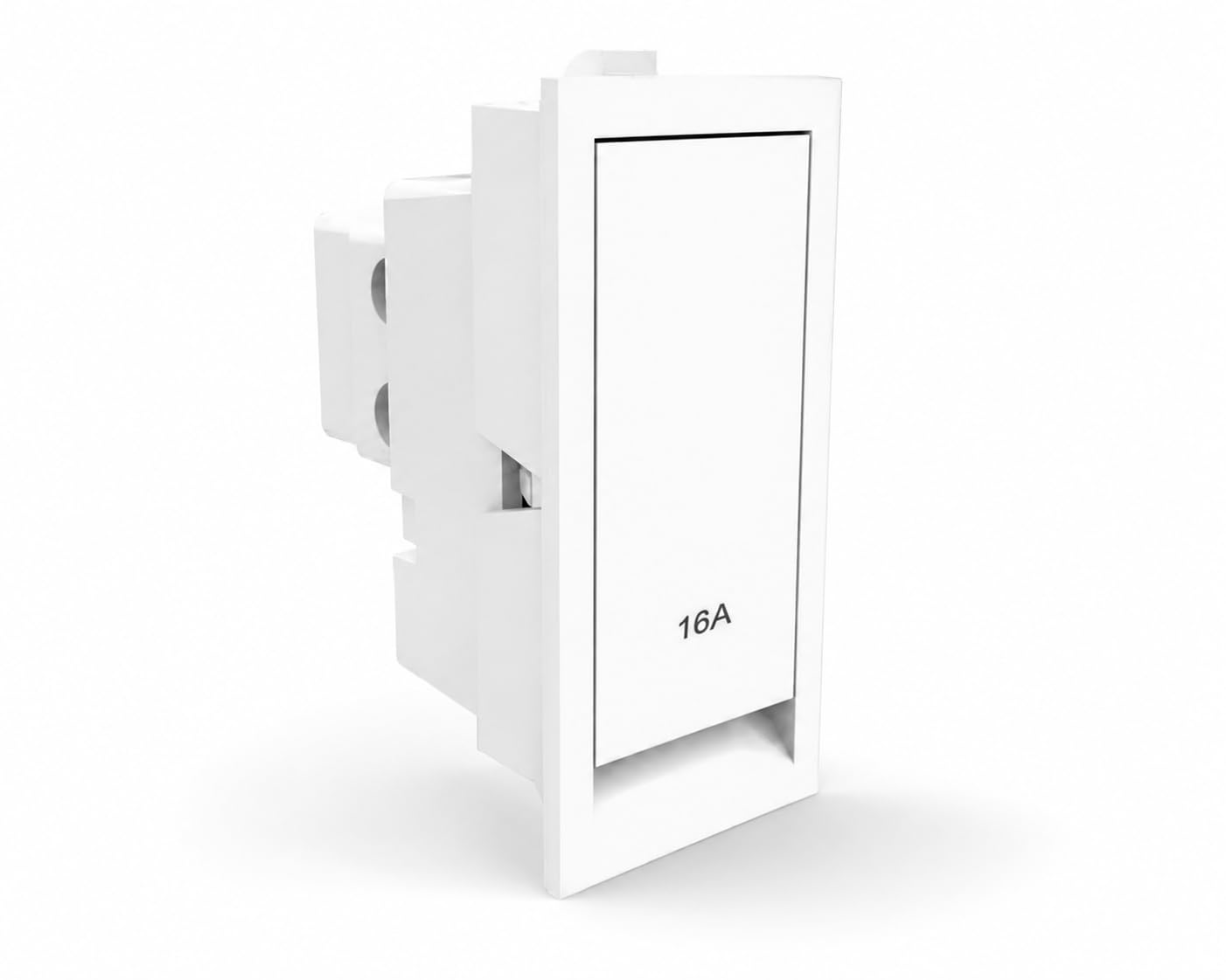 16A Modular One-Way Electric Switch, White-image-44